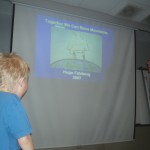 Dr Fred Kaplans föreläsning - Bilden som Hugo ritat.