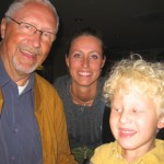 2004 Hugo med sin morfar & mamma