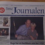 2006. Hugo & Dr Kaplan framsidan på Smejournalen i samband med FOP genens upptäckt.