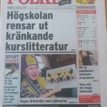 2007. Hugo på framsidan av tidningen Folket i samband med Outsidersdokumänten på kanal5.