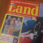 2011. Hugo, Marie, Pelle & Kazper i tidningen Land.