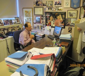 Dr Kaplan at his office in Philadelphia