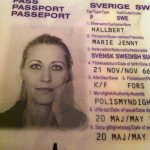 Gammalt "stjärnhålat" pass
