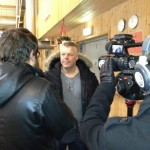Lagkapten Pelle Fahlberg Intervjuad efter vinsten i Winter Games på Åland 2013